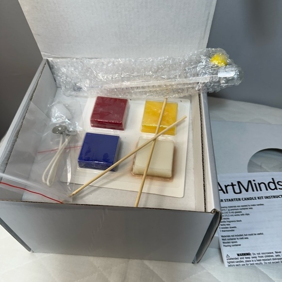 Artminds 13 PC Pieces Simple Serenity Candle Starter Making set Vanilla Scented - Picture 5 of 9